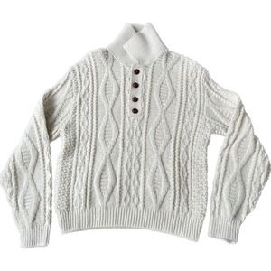 Vintage JC Penny Fishermans Knit Wintuk Orlon Acrylic Large Sweater VTG